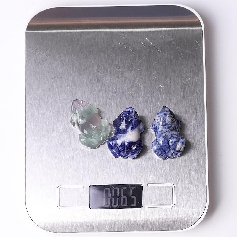 1.5" Frog Crystal Carvings Wholesale Crystals USA