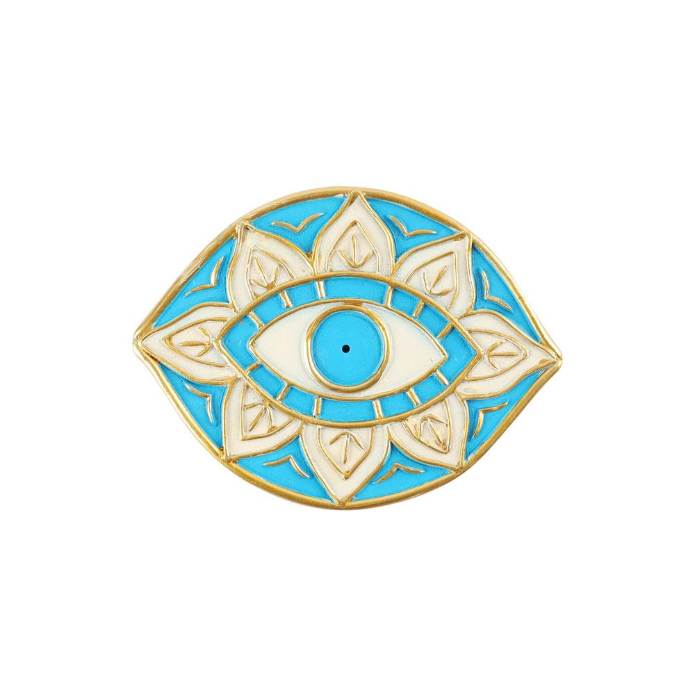 Resin Eye Shape Plate Incense Holder