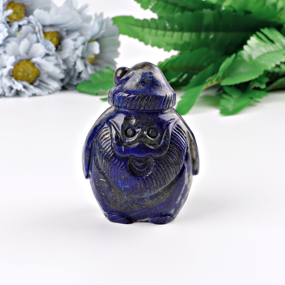 3" Santa Claus Crystal Carving Wholesale Crystals USA