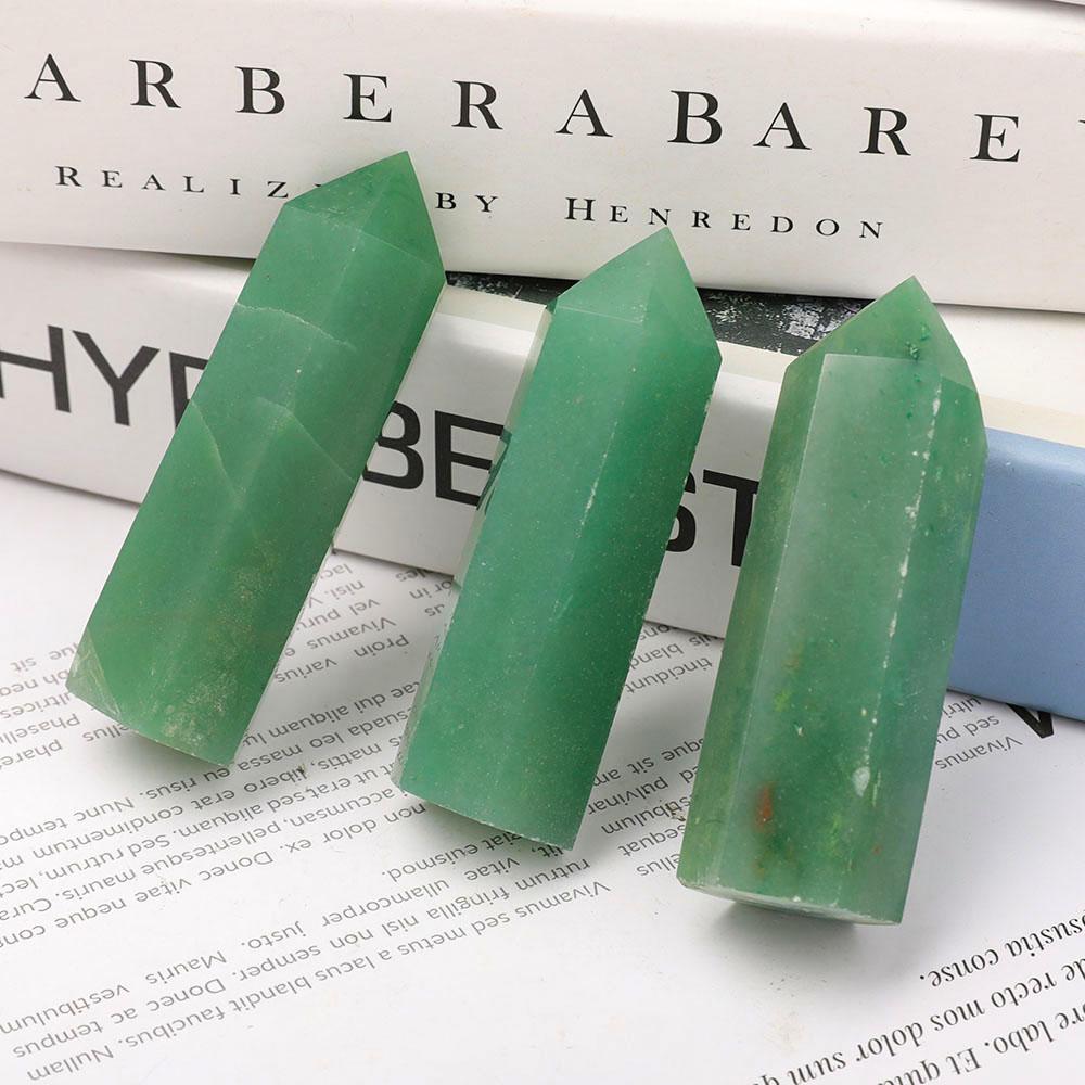 3" Green Aventurine Points Wholesale Crystals USA