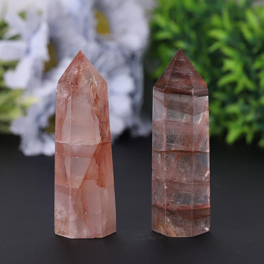 Wholesale Natural High Quality Fire Quartz Crystal Point Wholesale Crystals USA