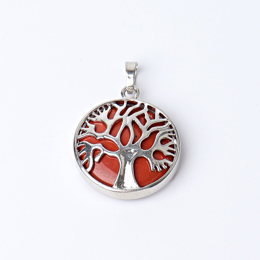 1.2" Tree of life Wrapped Crystal Pendant Wholesale Crystals USA