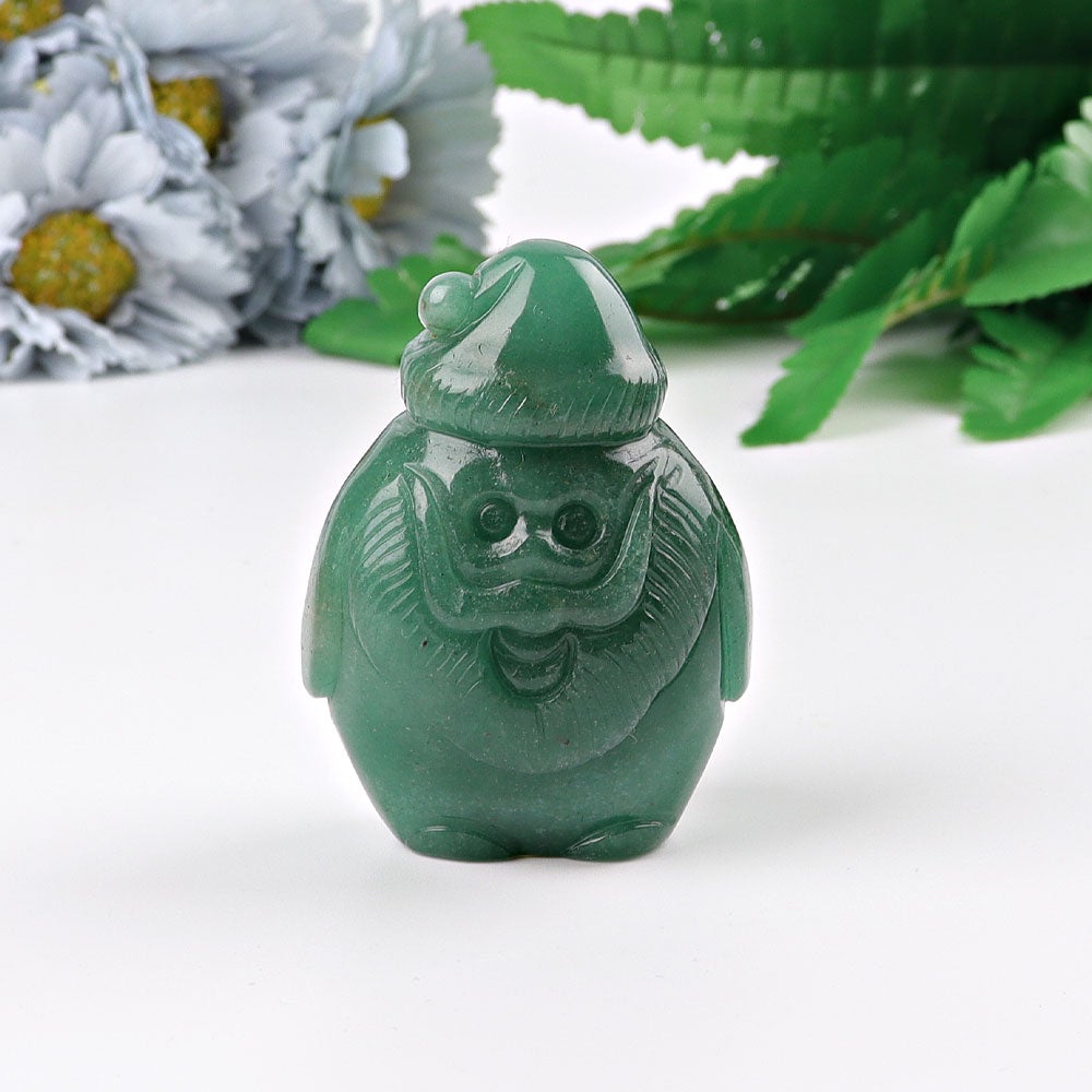3" Santa Claus Crystal Carving Wholesale Crystals USA