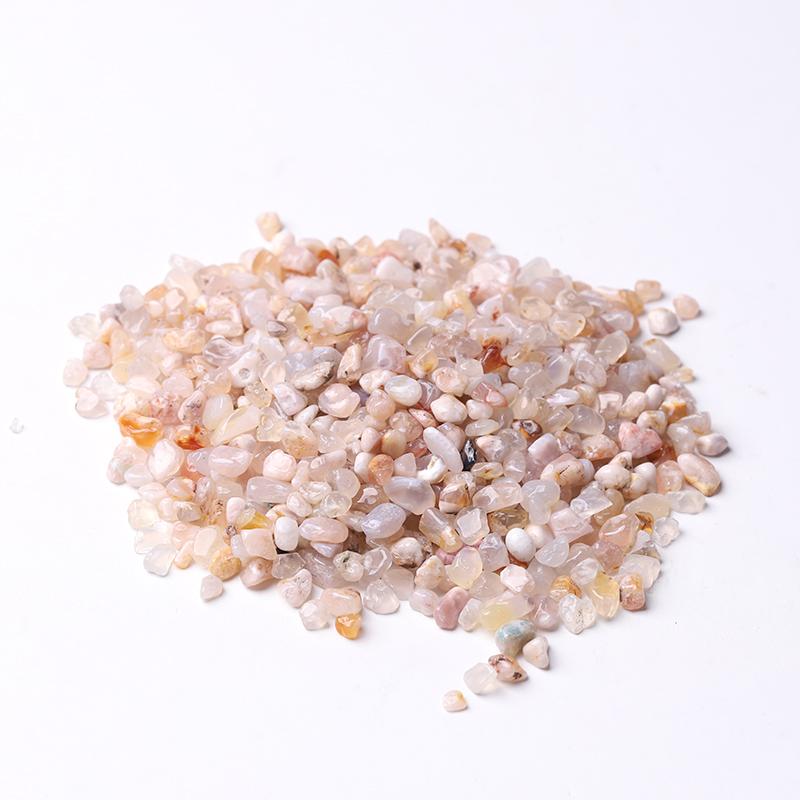 0.1kg 5-7mm High Quality Flower Agate Chips Wholesale Crystals USA