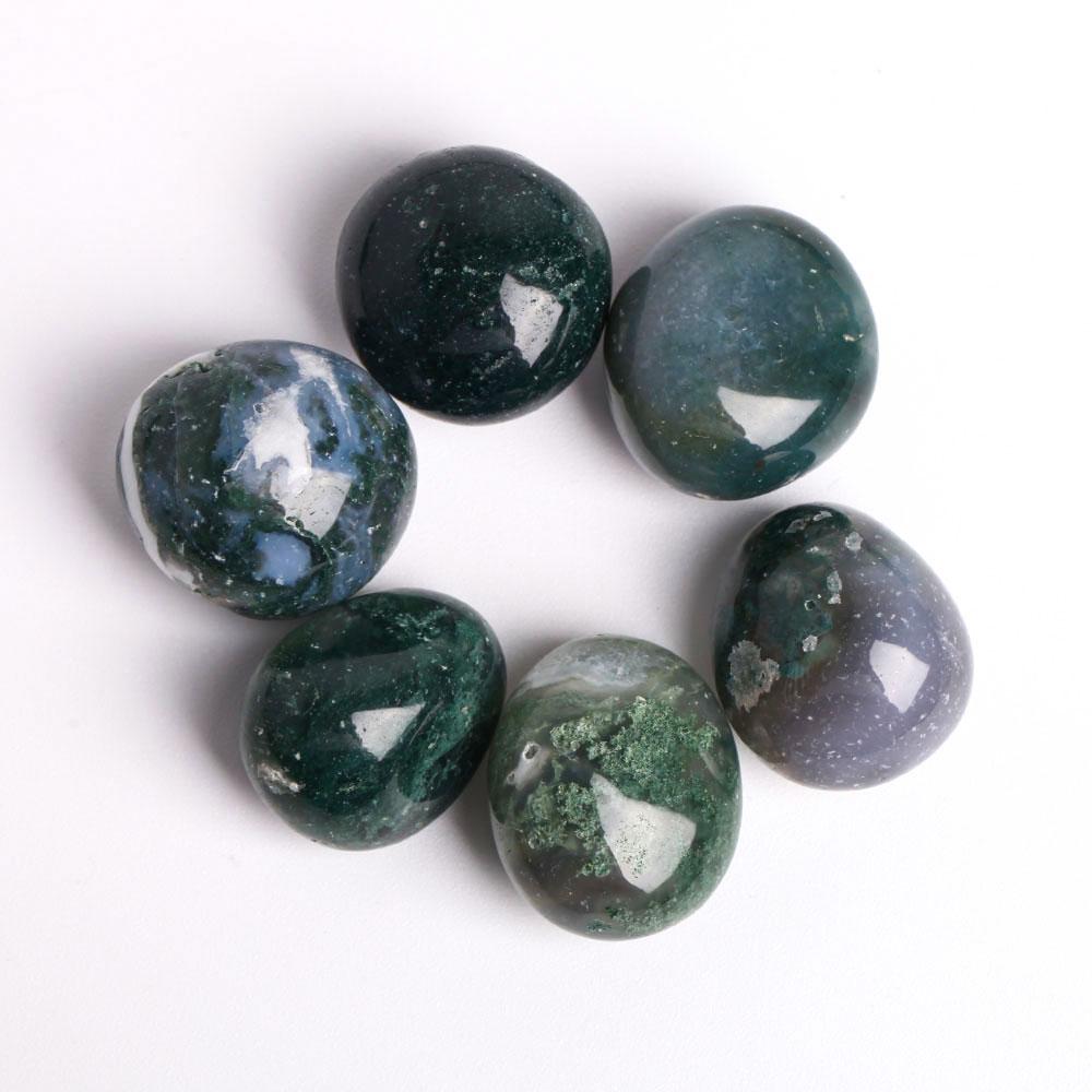 0.1kg Moss Agate Crystal Tumbles Wholesale Crystals USA