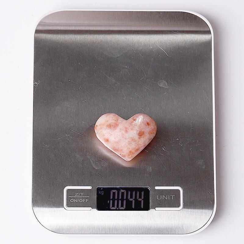 1.8"-2.5" Golden Strawberry Quartz Heart Shape Crystal Carvings Wholesale Crystals USA