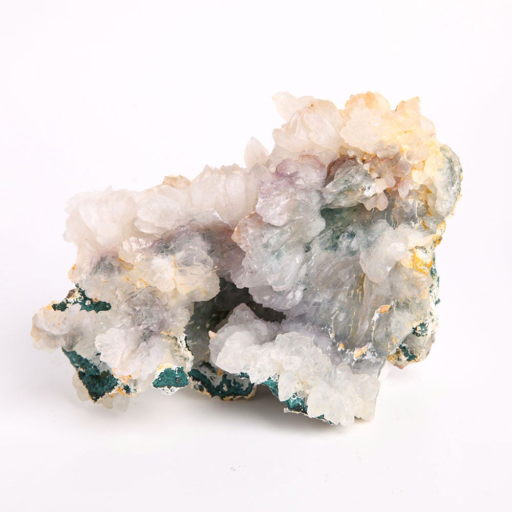 Unique Amethyst Fan Druzy Cluster Specimen Free Form