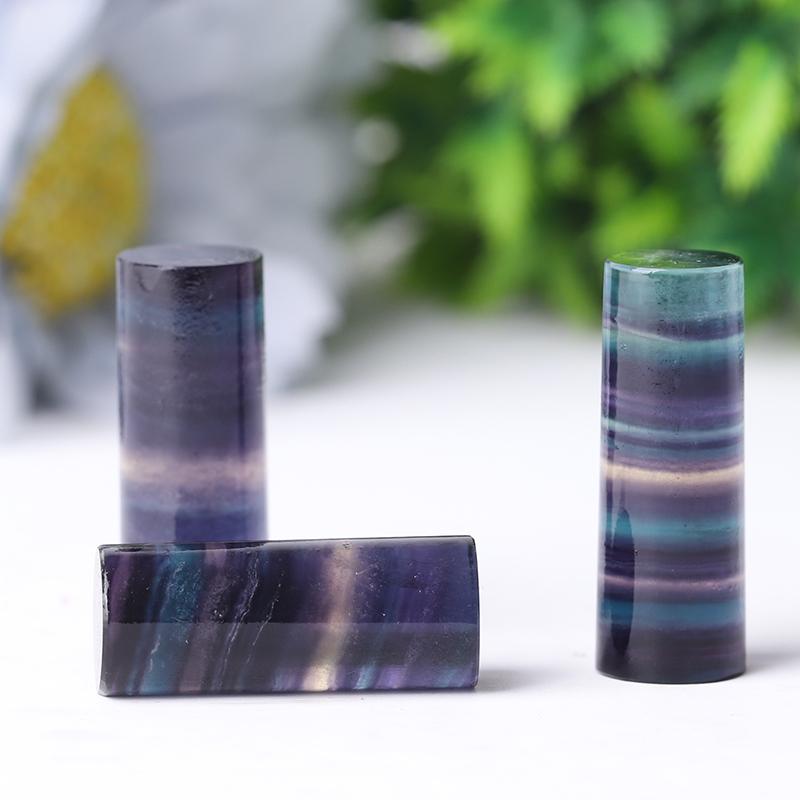1.2" Fluorite Cylinder Crystal Point Wholesale Crystals USA