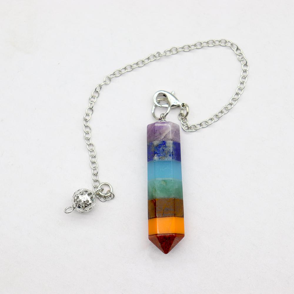 7 Chakra Energy Healing Crystal Pendulum Wholesale Crystals USA