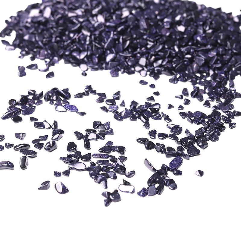 0.1kg Blue Sandstone Chips for Decoration Wholesale Crystals USA