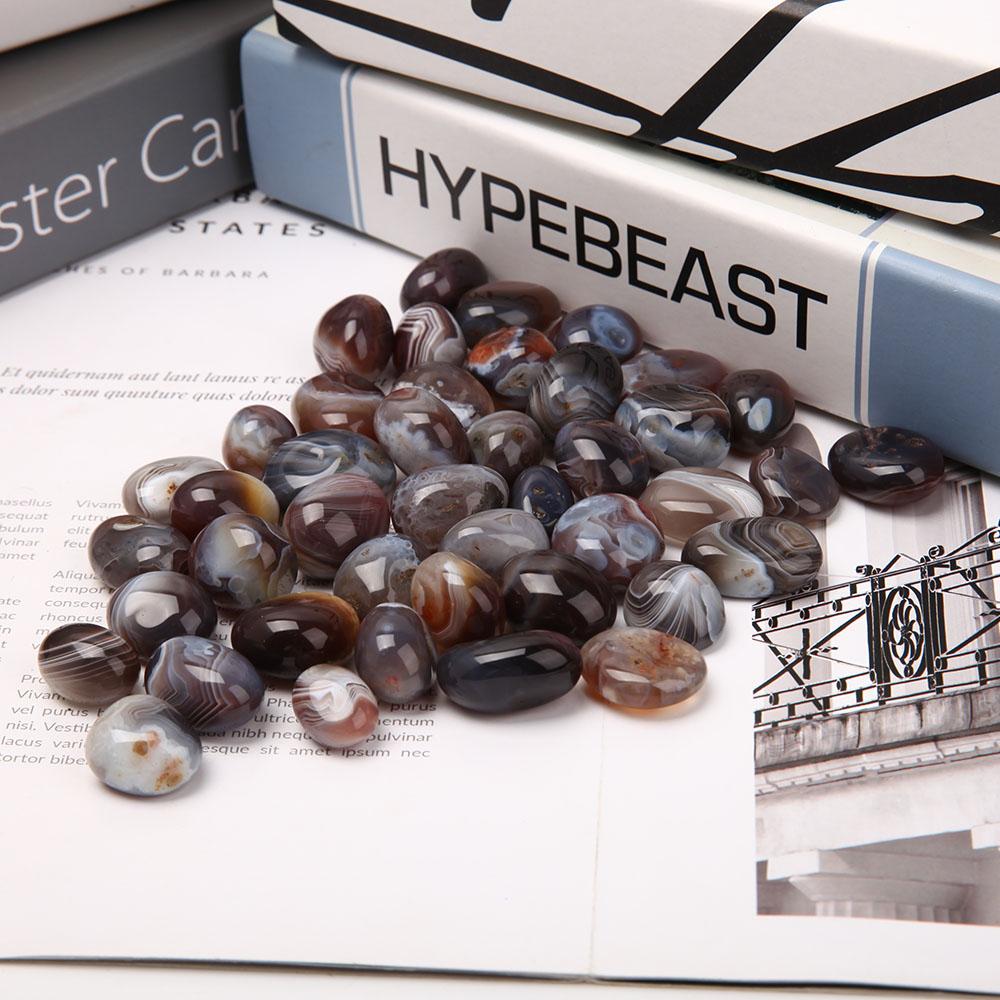 0.1kg Black Sardonyx Tumbled Stone 0.5kg Wholesale Crystals USA