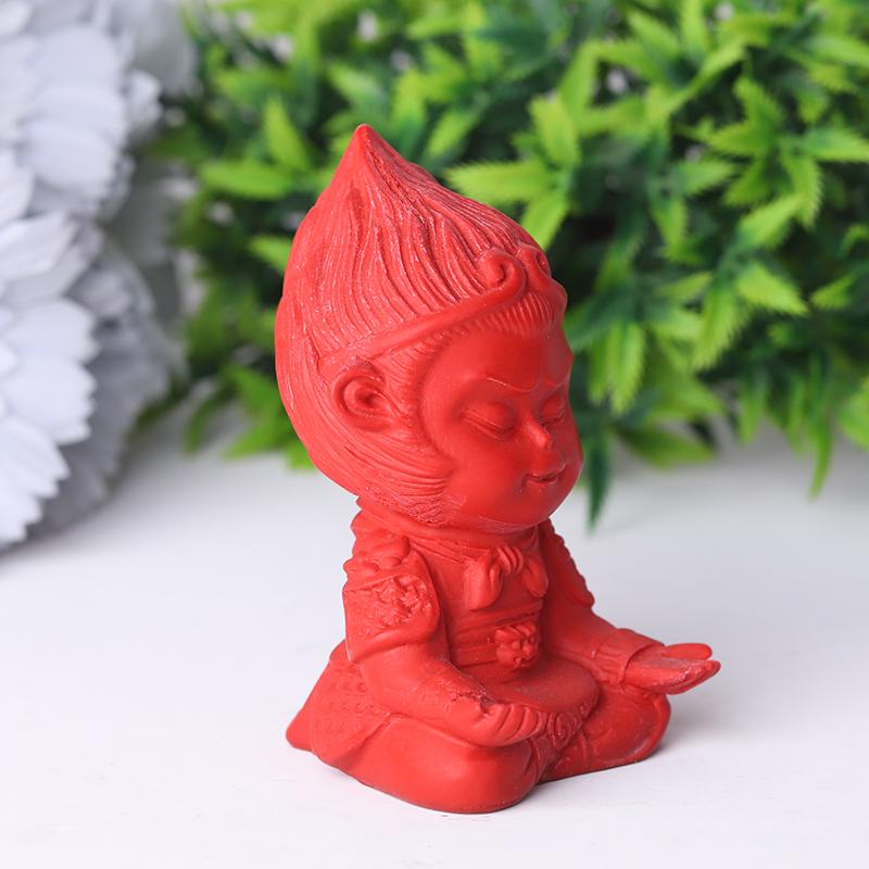 3.3" Cinnabar Great Sage Crystal Carvings Wholesale Crystals USA