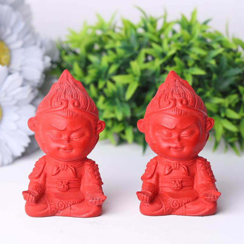 3.3" Cinnabar Great Sage Crystal Carvings Wholesale Crystals USA