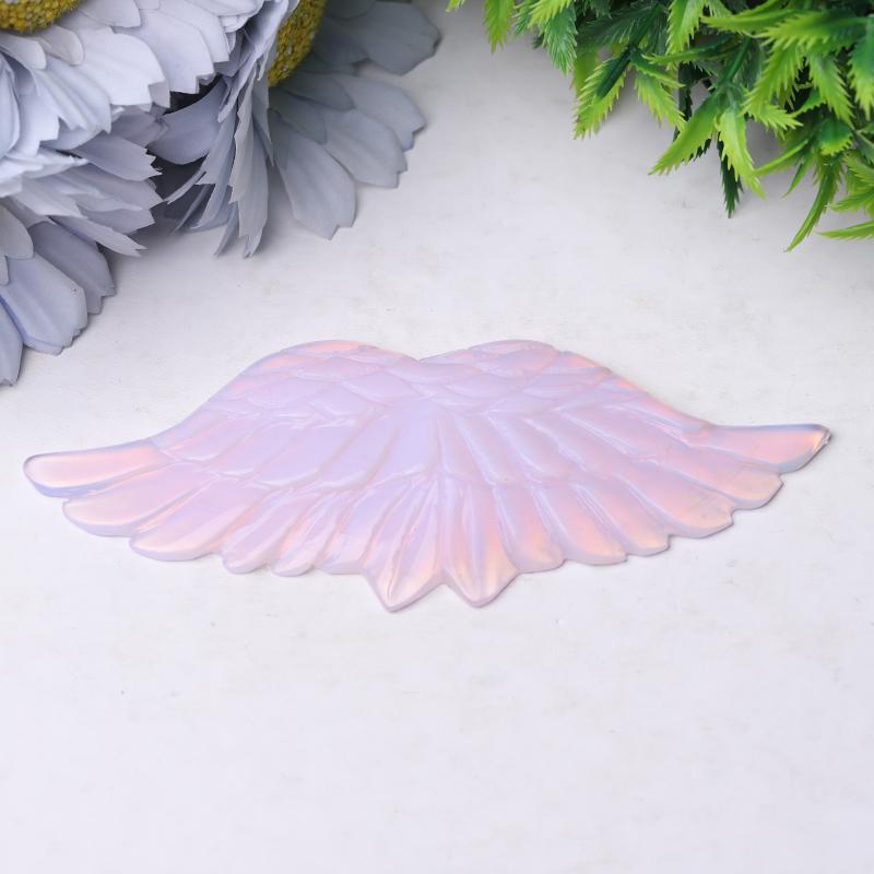 4.5" Angel Wings Crystal Carvings Wholesale Crystals USA