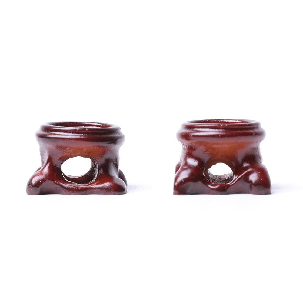 Set of 2 Branch Wood Display Stand Base
