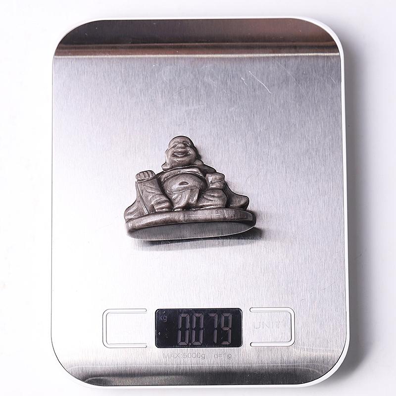 2.4" Silver Obsidian Buddha Crystal Carvings Wholesale Crystals USA