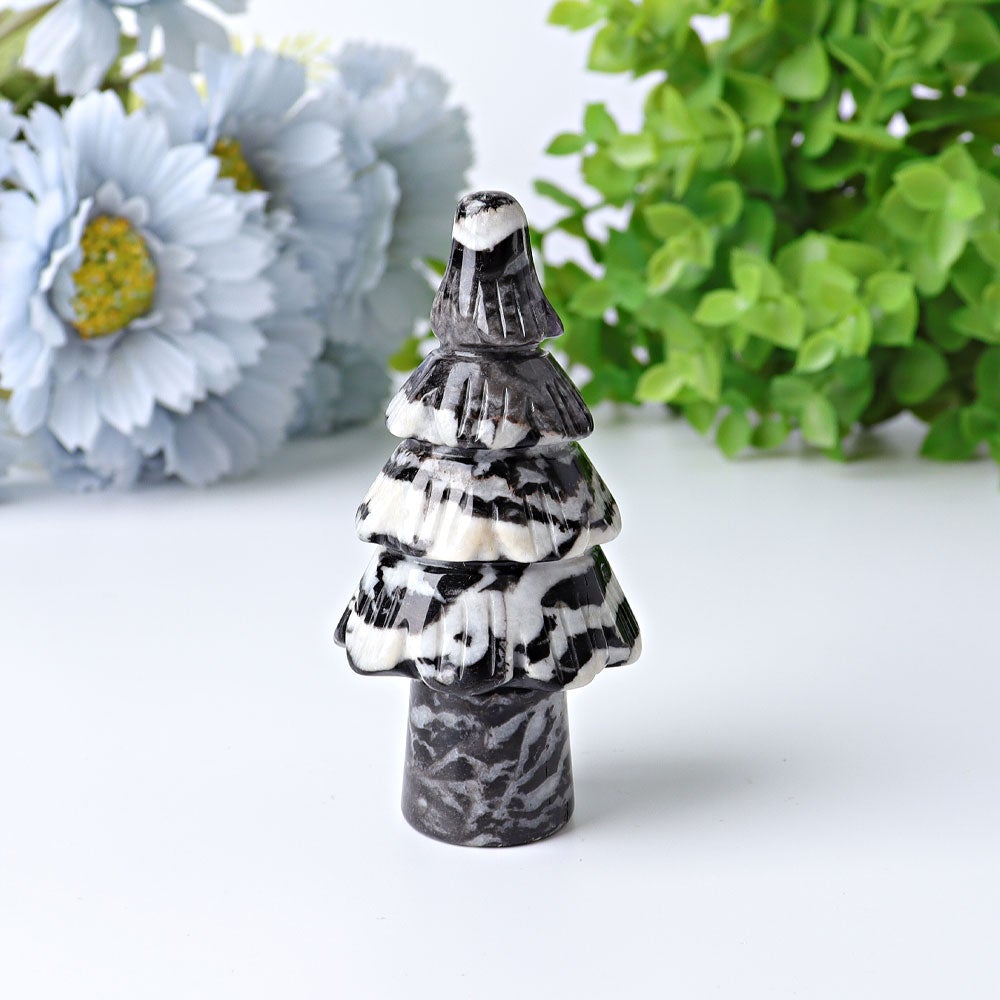 3" Fir Tree Crystal Carvings for Christmas Wholesale Crystals USA