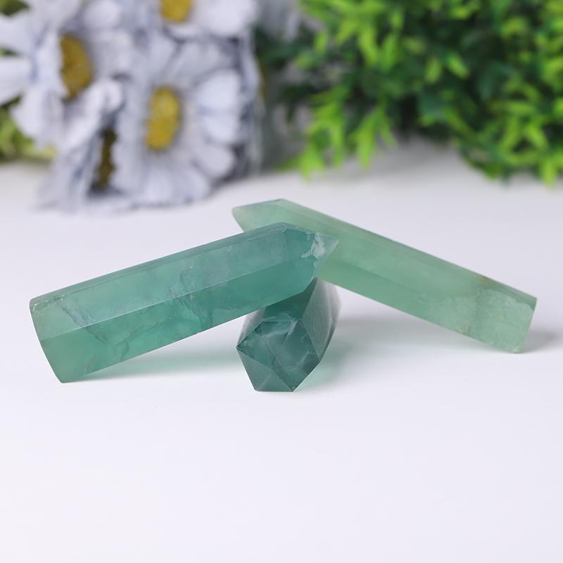 Natural Green Fluorite Point Healing Tower Wholesale Crystals USA