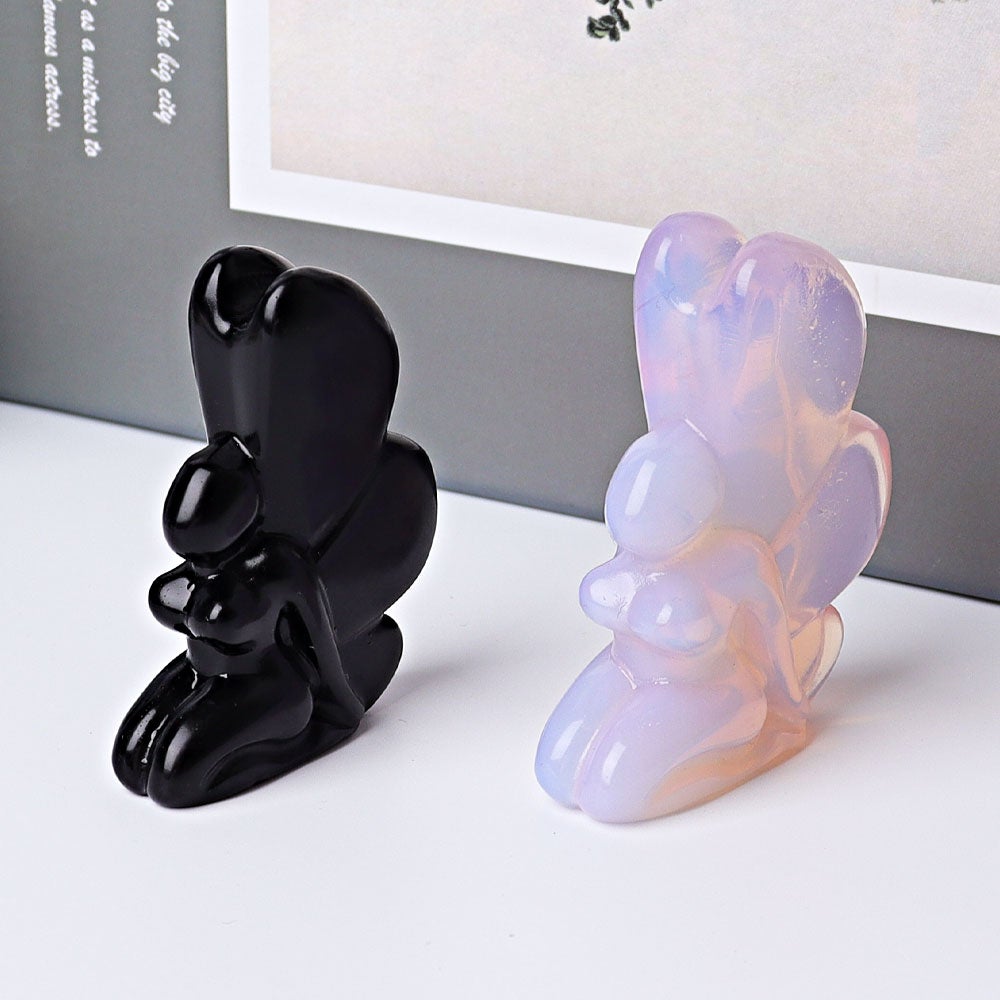 2.5" Fairy Crystal Carvings Wholesale Crystals USA