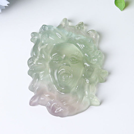 3" Fluorite Medusa Crystal Carvings Wholesale Crystals USA