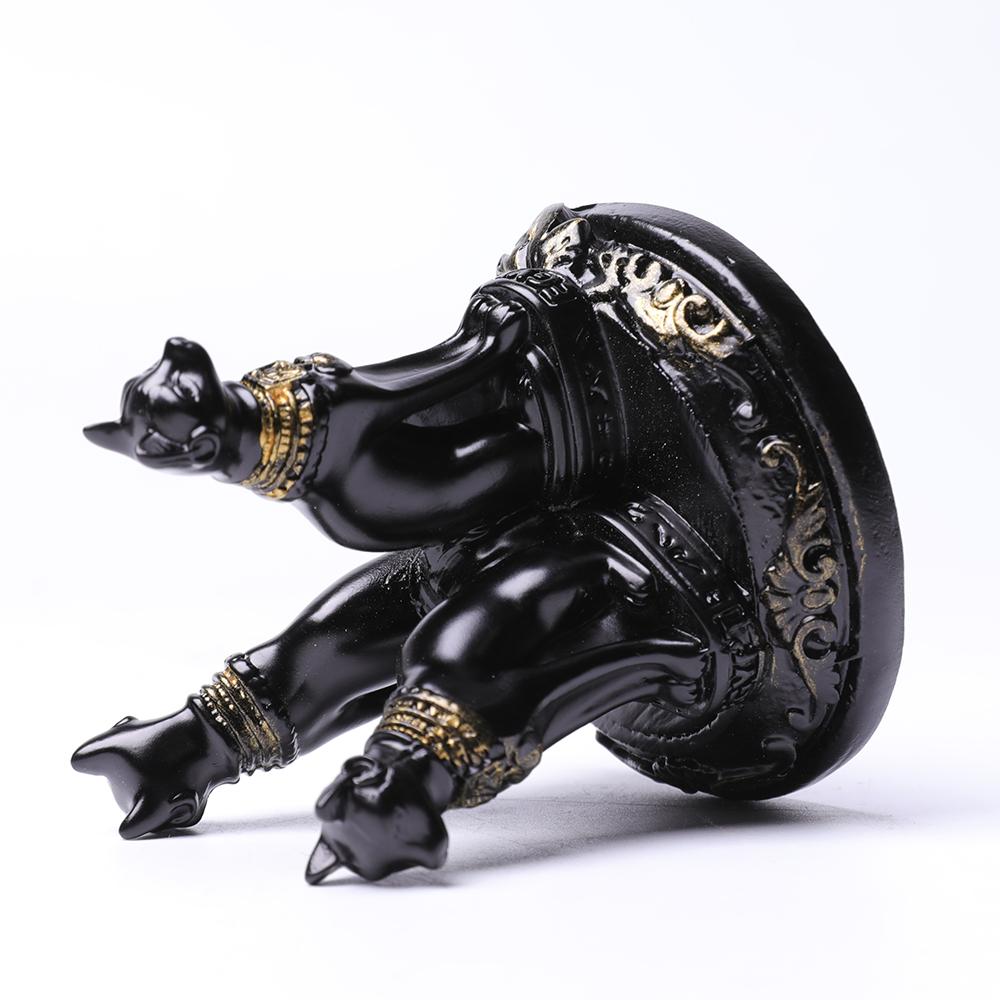 Resin Lucky Cat Statue Base Stand S