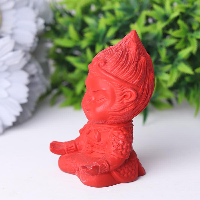 3.3" Cinnabar Great Sage Crystal Carvings Wholesale Crystals USA