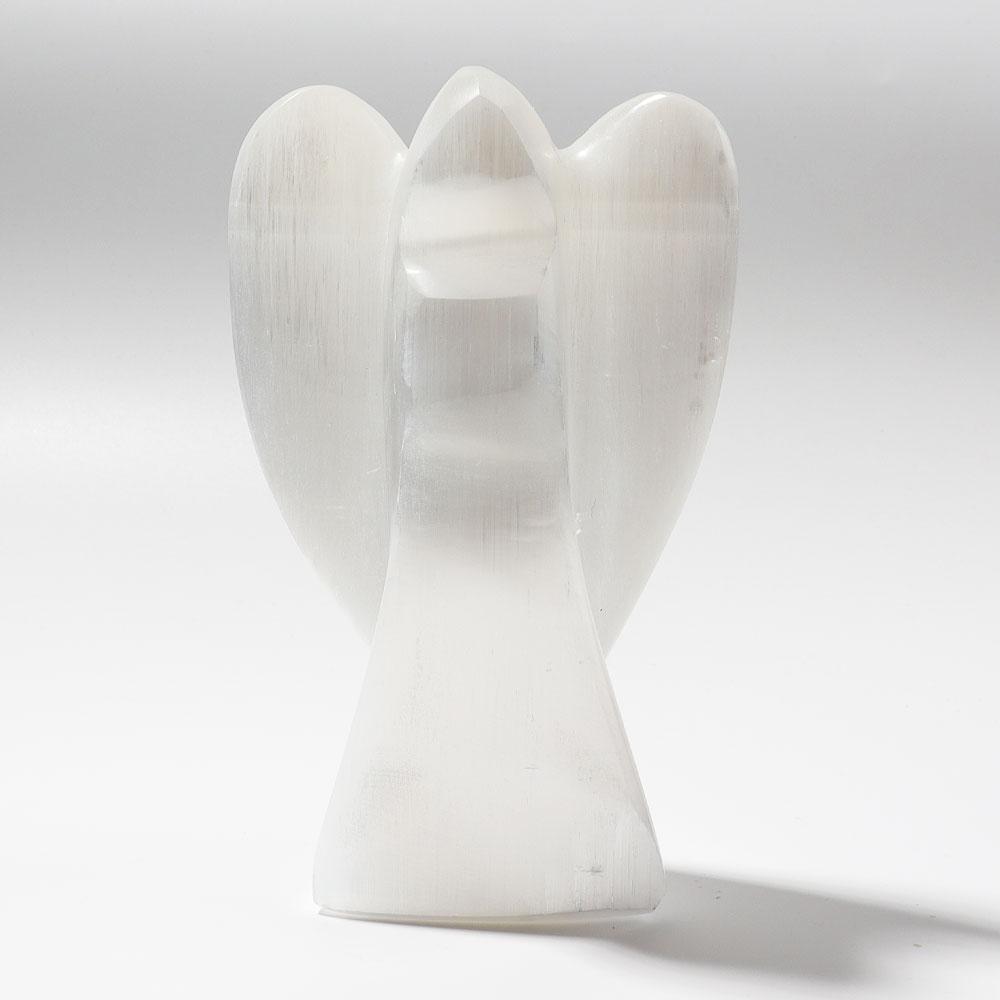 Selenite Angel Crystal Carvings 5.8" Wholesale Crystals USA