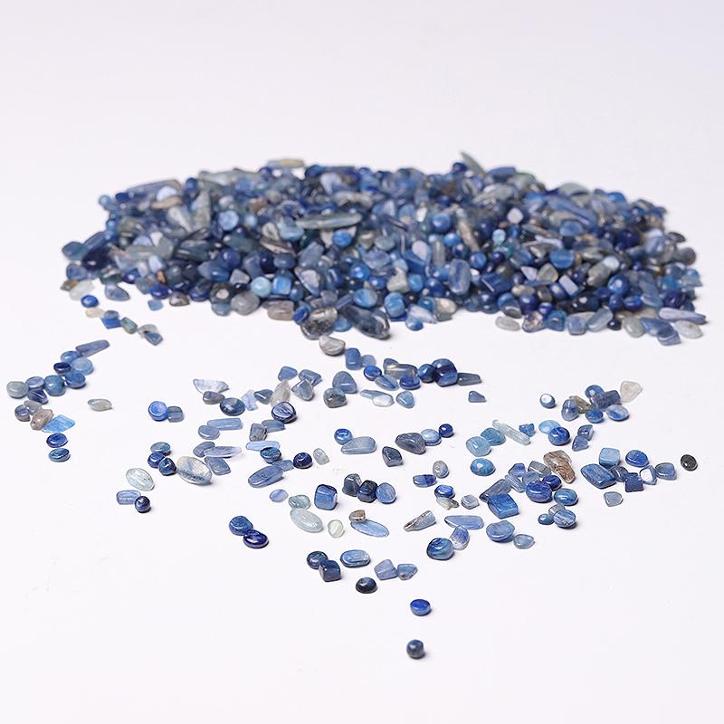 0.1kg 5-7mm Natural Blue Kyanite Chips Wholesale Crystals USA