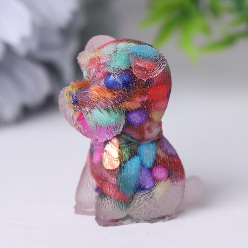 Wholesale Resin Crystal Schnauzer Dog Wholesale Crystals USA