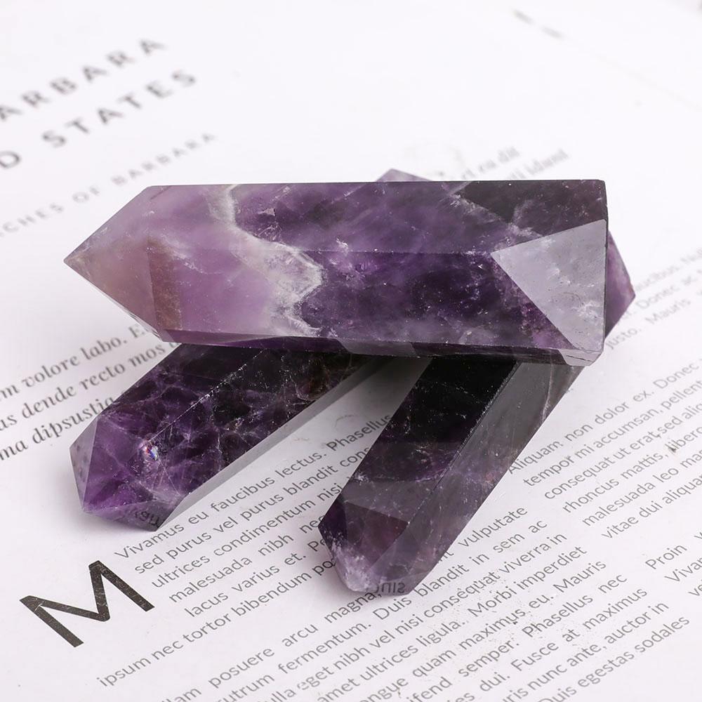 Set of 3 Amethyst Points Wholesale Crystals USA