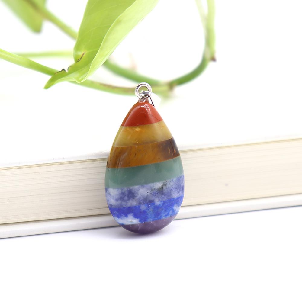 7 Chakra Crystal Stone Pendant Wholesale Crystals USA