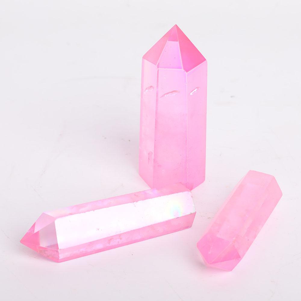 Set of 3 Aura Pink Points Wholesale Crystals USA