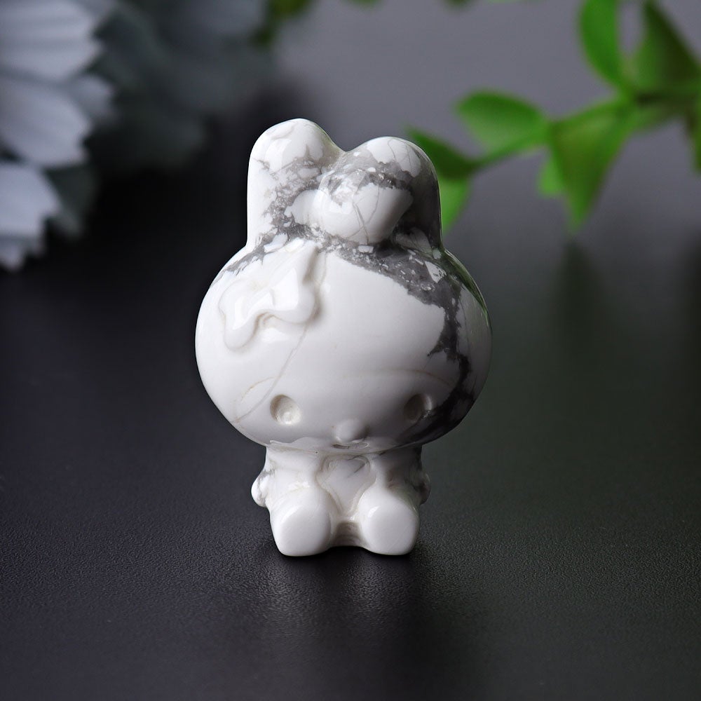 1.5" Howlite Animal Crystal Carvings Wholesale Crystals USA