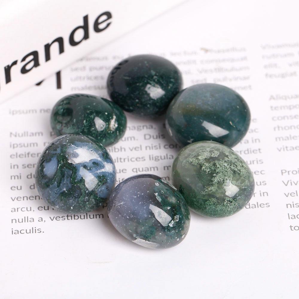 0.1kg Moss Agate Crystal Tumbles Wholesale Crystals USA