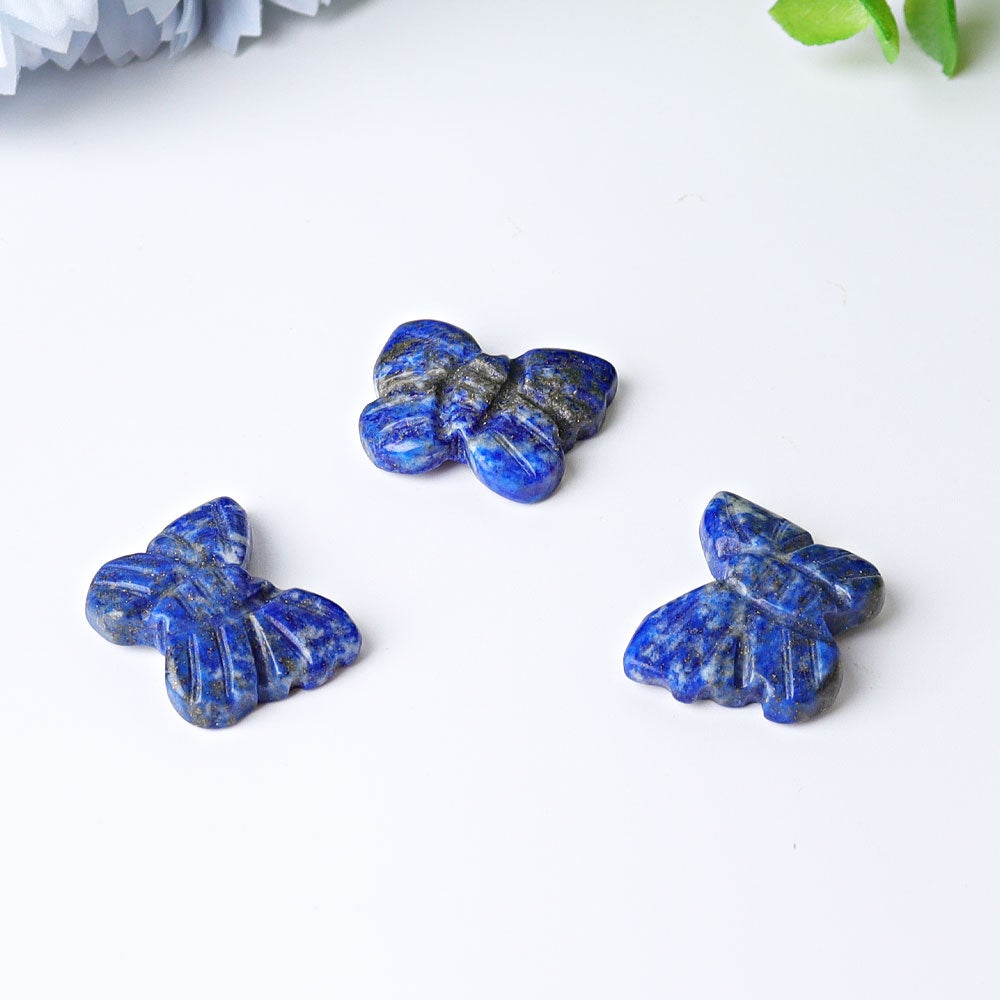 1" Mini Lapis Butterfly Crystal Carvings Wholesale Crystals USA
