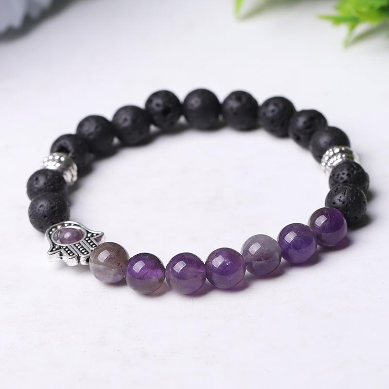85mm Volcanic with Crystal Bracelet Wholesale Crystals USA