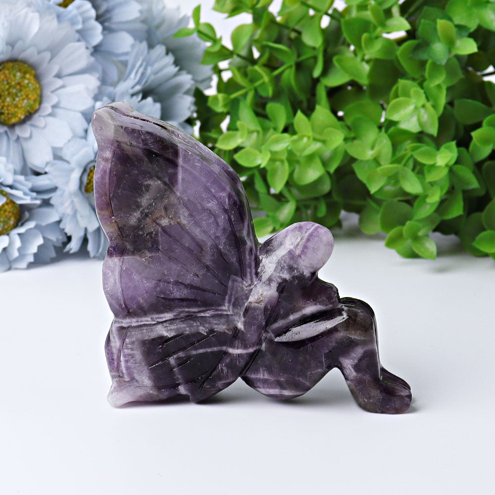 3.5" Dream Amethyst Fairy Crystal Carvings Wholesale Crystals USA