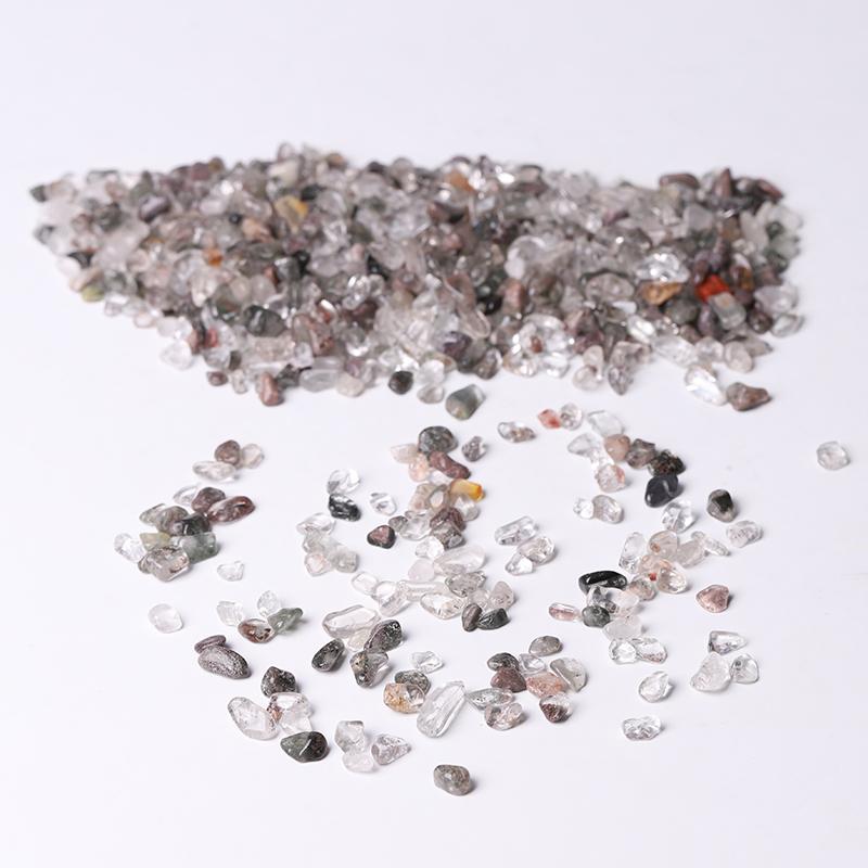 0.1kg 5-7mm Natural Garden Quartz Chips for Healing Wholesale Crystals USA