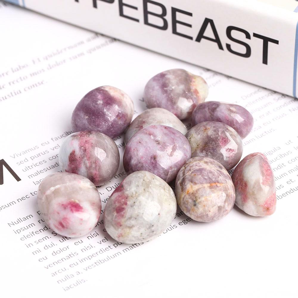 0.1kg Pink Tourmaline Crystal Tumbles Wholesale Crystals USA
