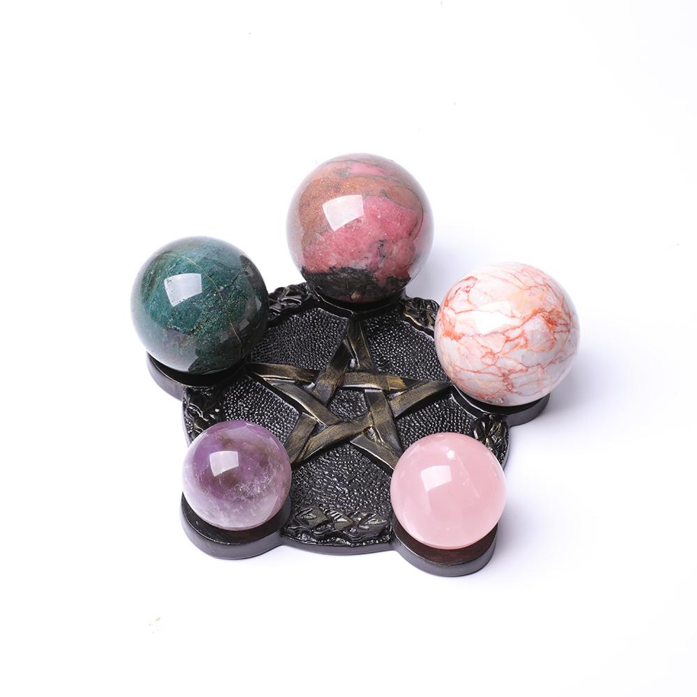 Resin Pentagram Plate Base