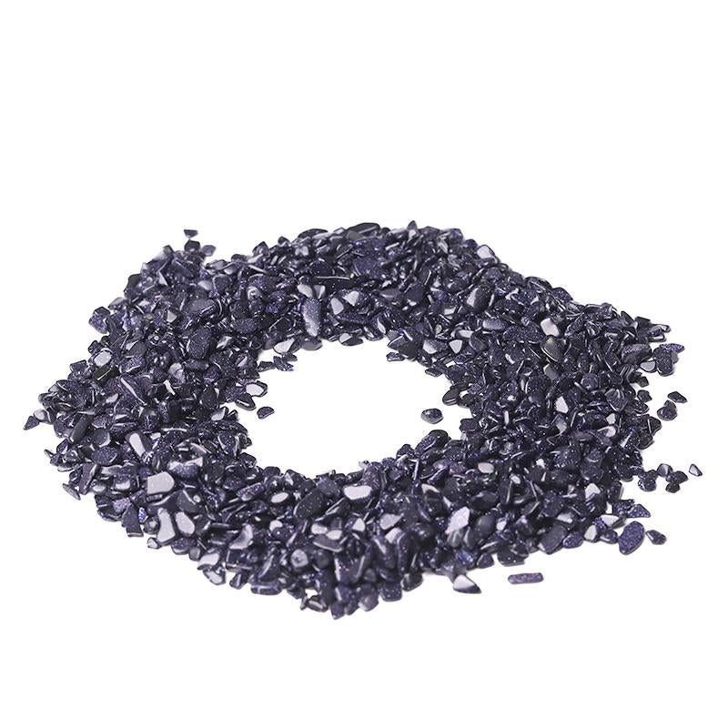 0.1kg Blue Sandstone Chips for Decoration Wholesale Crystals USA