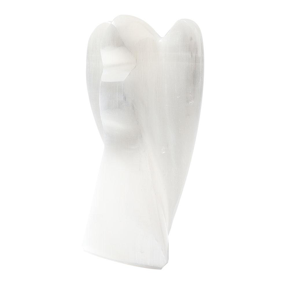 Selenite Angel Crystal Carvings 5.8" Wholesale Crystals USA