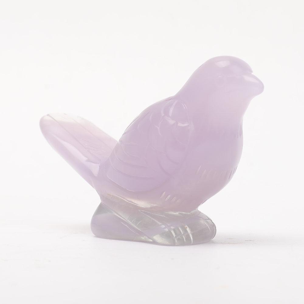 Fluorite Hand Carved Bird Free Form