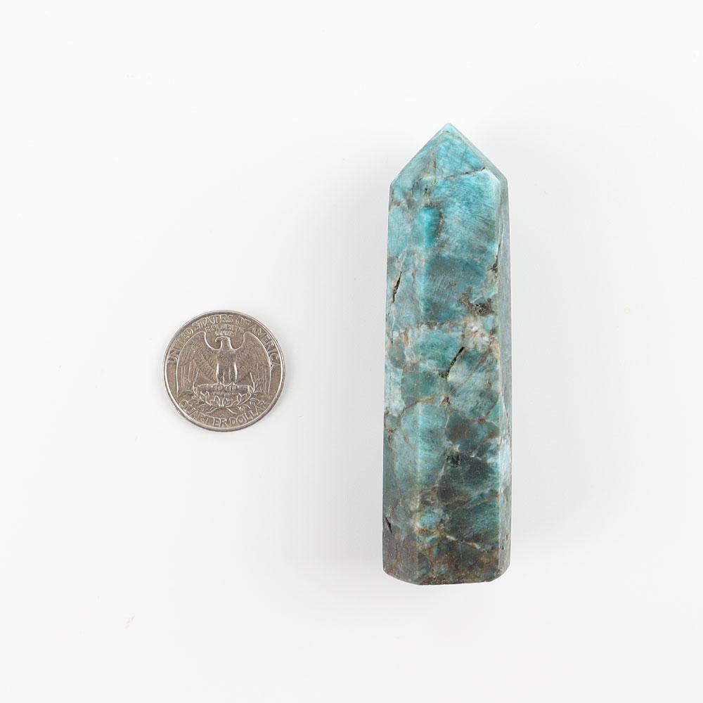 Set of 3 Blue Apatite Point Wholesale Crystals USA