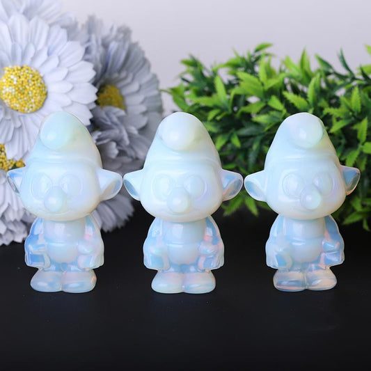 2.8" Opalite Smurfs Crystal Carvings Wholesale Crystals USA