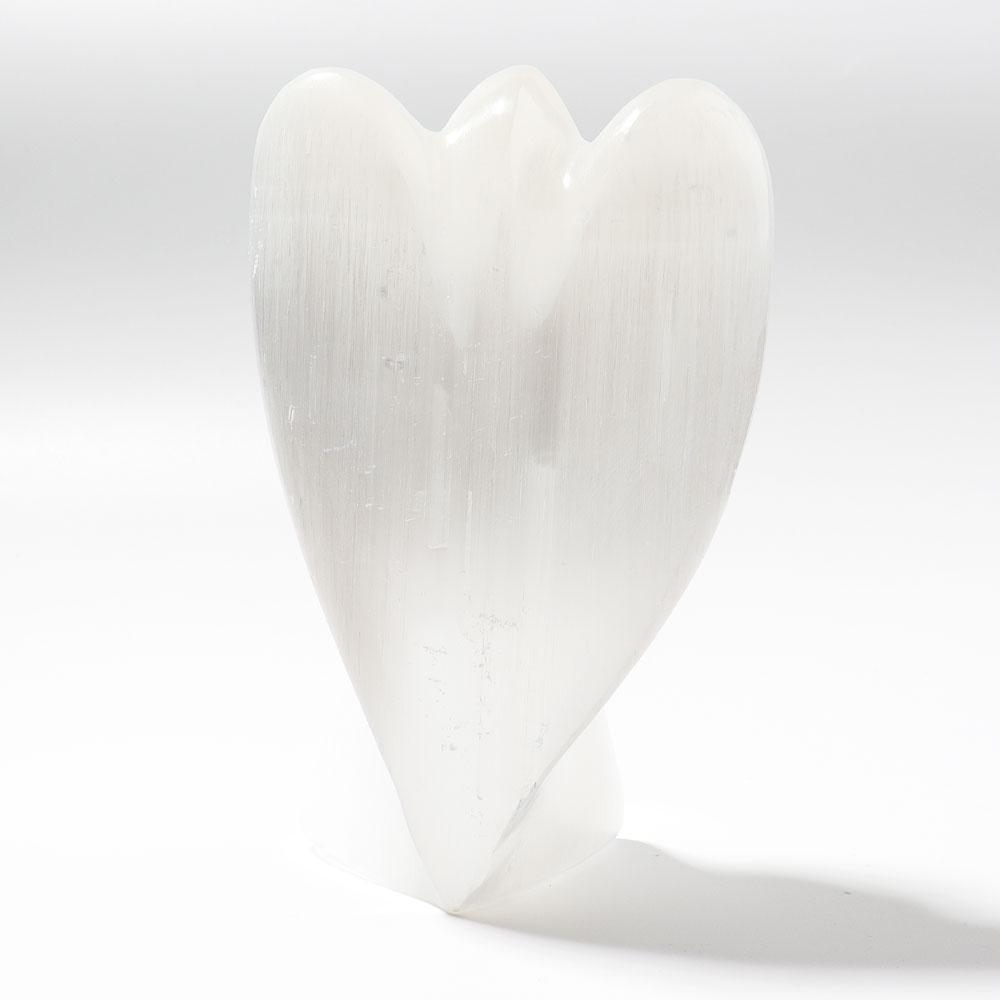 Selenite Angel Crystal Carvings 5.8" Wholesale Crystals USA