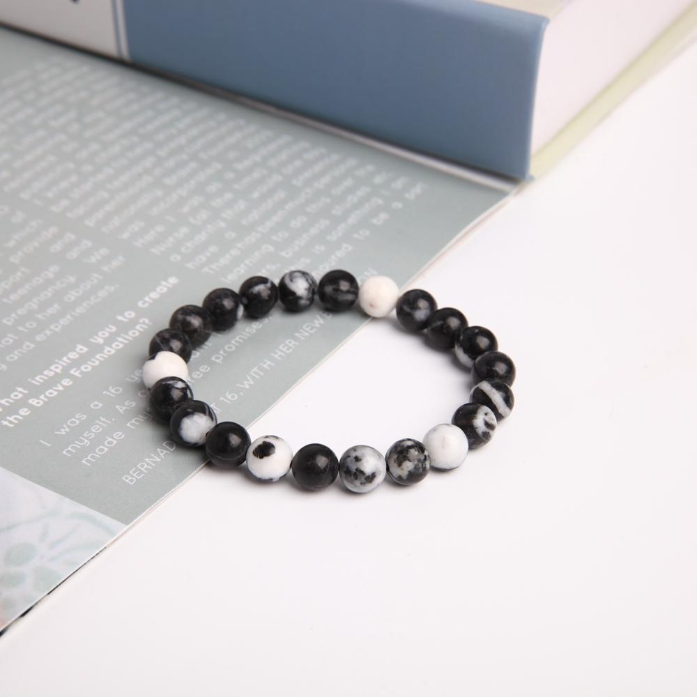 8mm Zebra Jasper Crystal Bracelet Wholesale Crystals USA