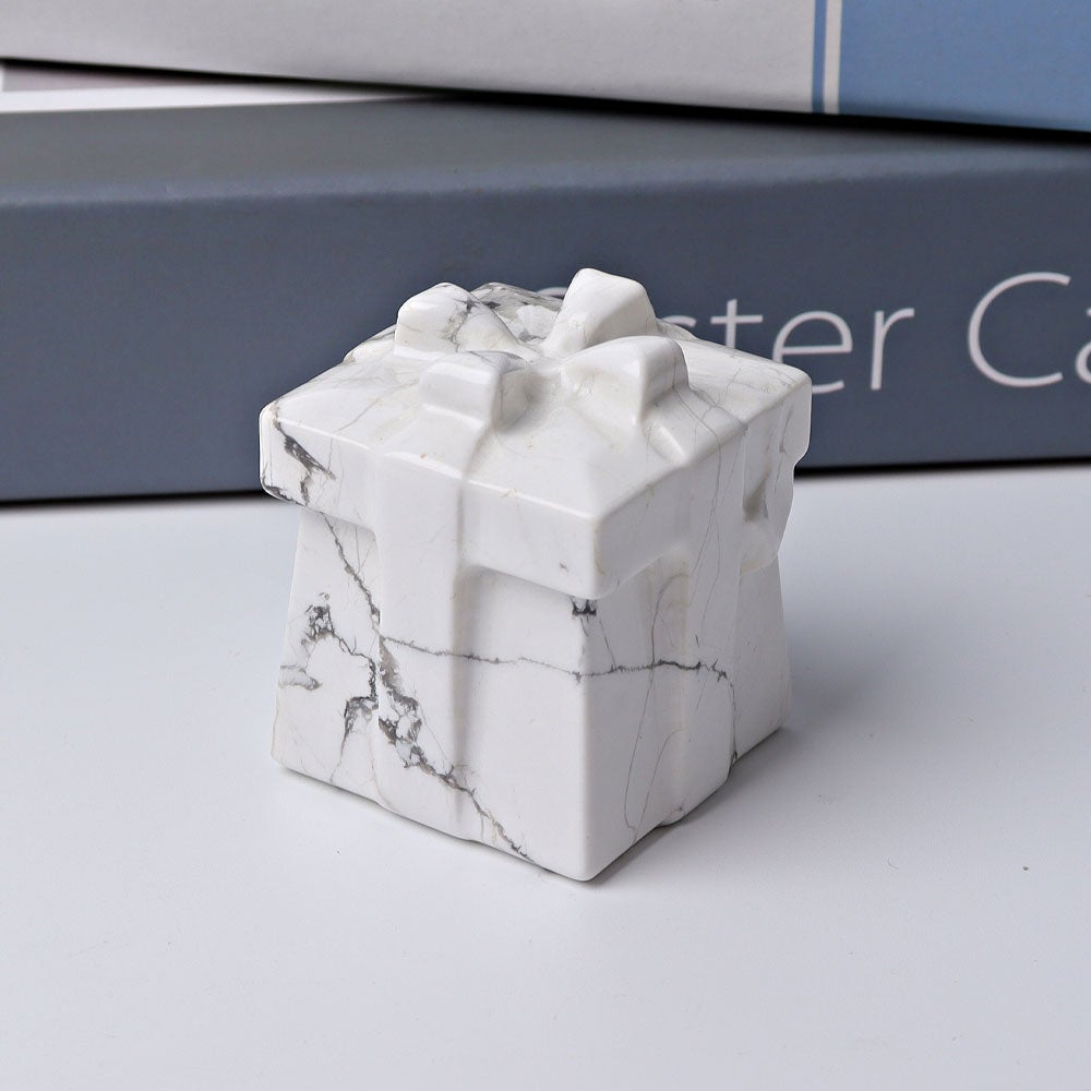 1.9" Gift Box Crystal Carvings Wholesale Crystals USA