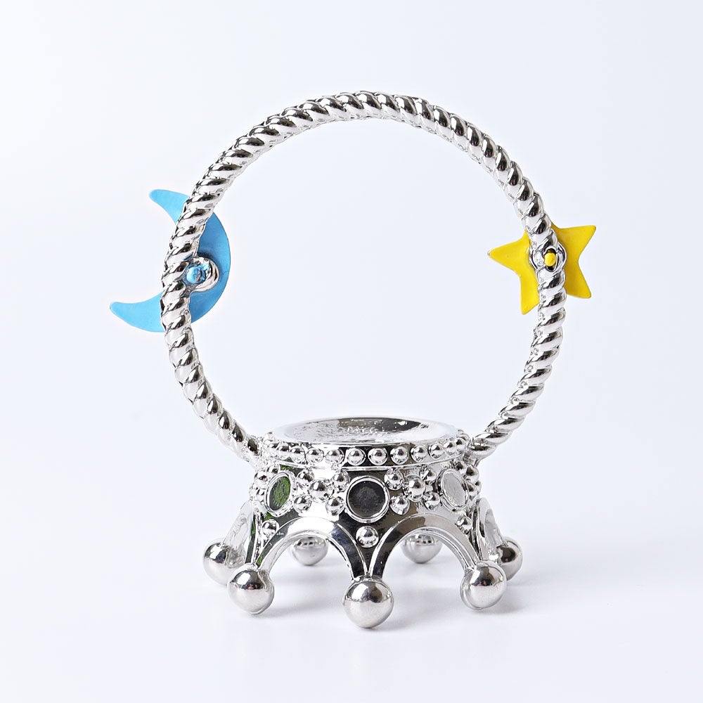 3" Metal Crown Design Stand Wholesale Crystals USA