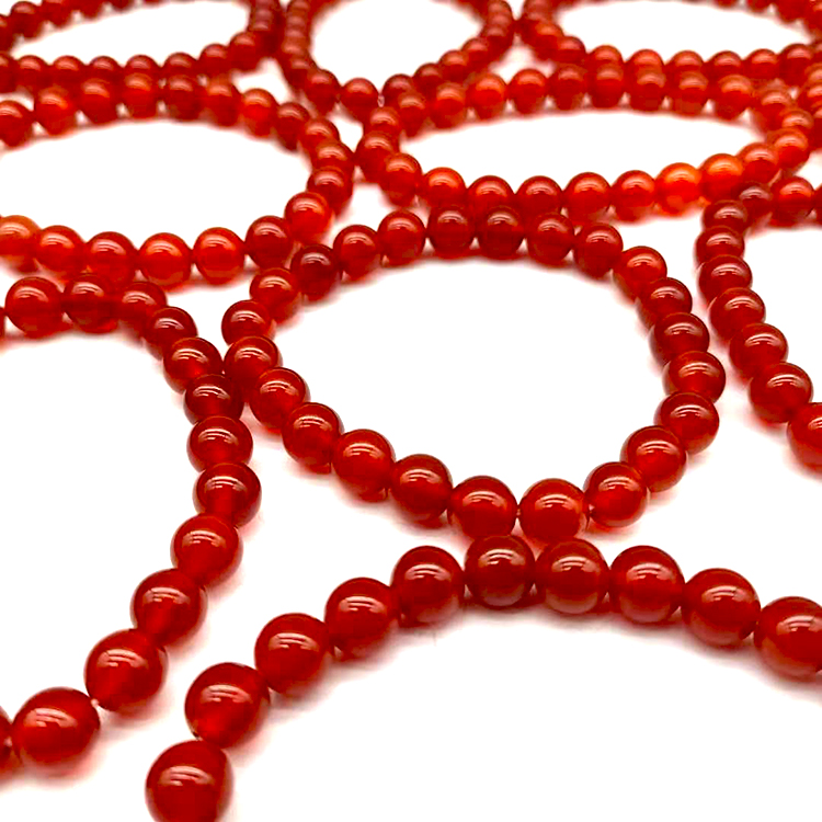 Carnelian Stretchy Gemstone Bracelet 8mm Wholesale Crystals USA